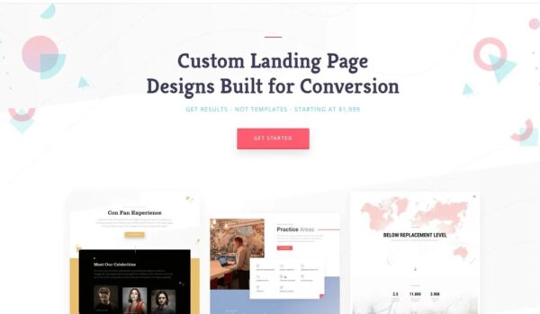 🖌️ Custom Landing Page Design